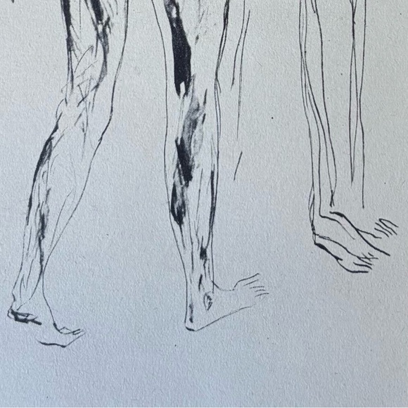 NUDE Gino Bonichi SCIPIONE 1933 Fine Art Print Vintage 1940’s Antique Original - Picture 4 of 8